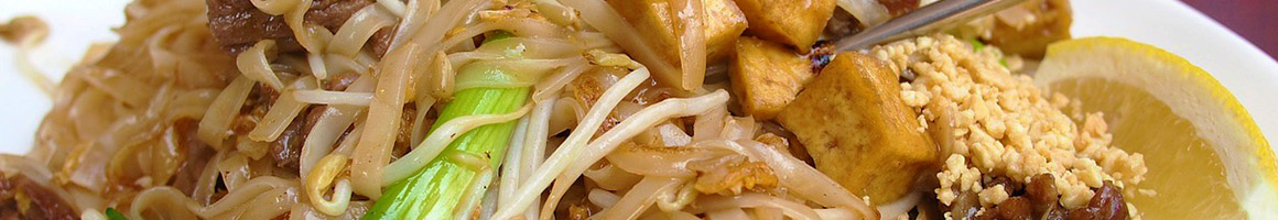 Eating Thai at Thai Coconut restaurant in Wantagh, NY.